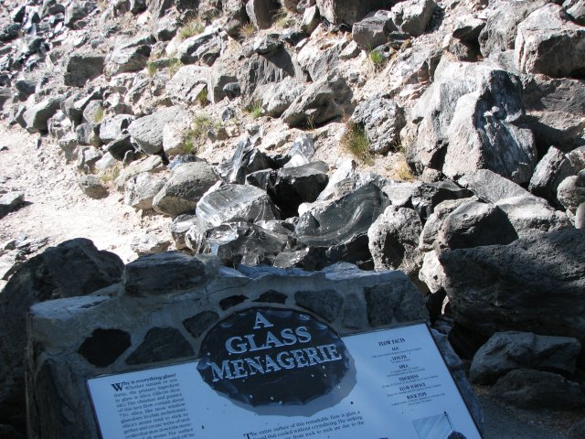 Big Obsidian Flow, in Paulina caldera